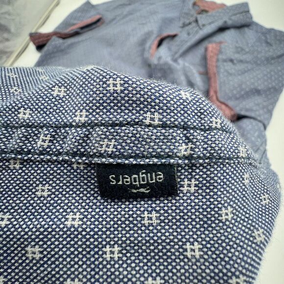 Engbers Regular Fit Blue Short Sleeve Shirt Size 3XL - Picture 7 of 7